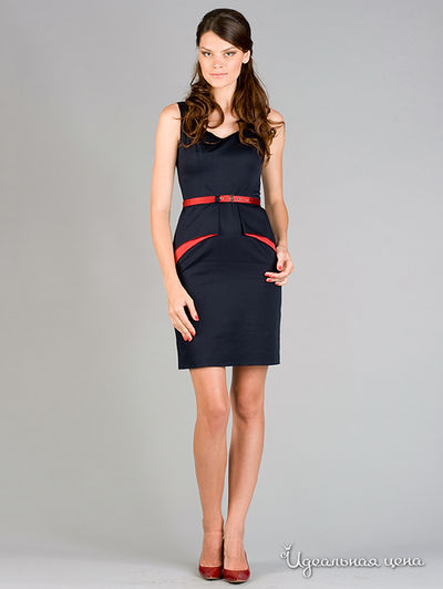 Платье Gloss, цвет цвет темно-синий / красный