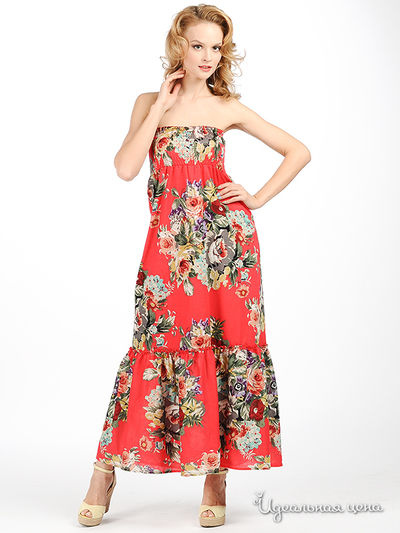 Платье Connection 18, цвет цвет коралловый