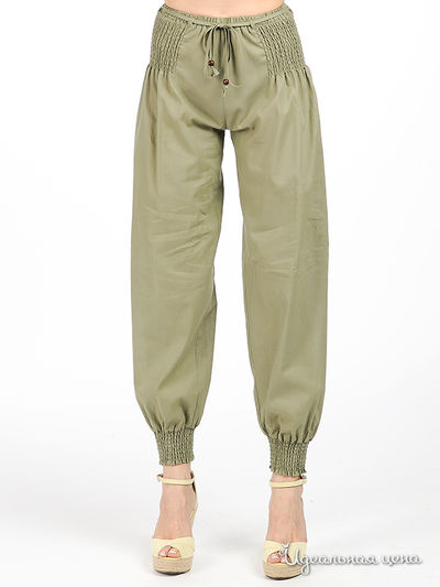 Брюки Connection 18, цвет цвет болотный