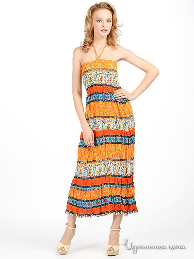 Платье India Boutique женское, цвет оранжевый