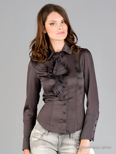 Блуза Gloss, цвет цвет темно-серый