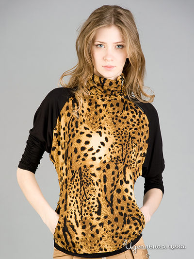 Джемпер Gloss, цвет цвет черный / принт тигр