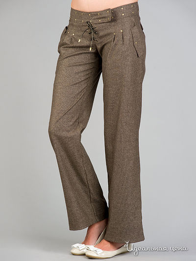 Брюки Gloss, цвет цвет коричневый