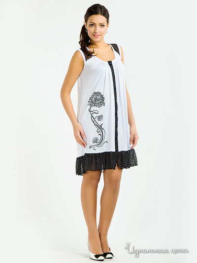 Платье-халат Pikanto, цвет цвет белый