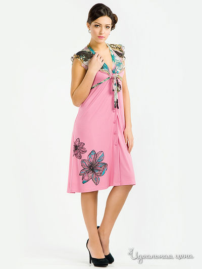 Платье-халат Pikanto женское, цвет розовый