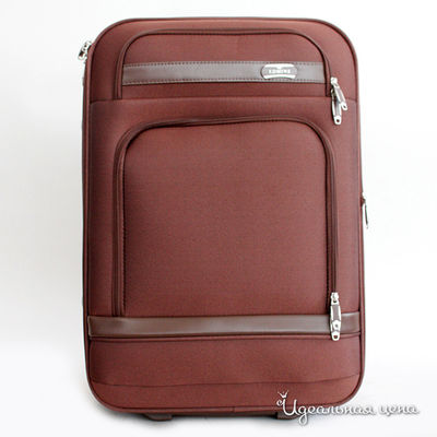 Чемодан-тележка Edmins, цвет цвет коричневый