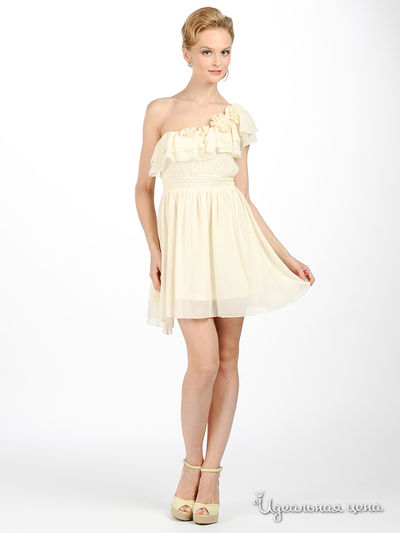 Платье Double zero, цвет цвет молочный