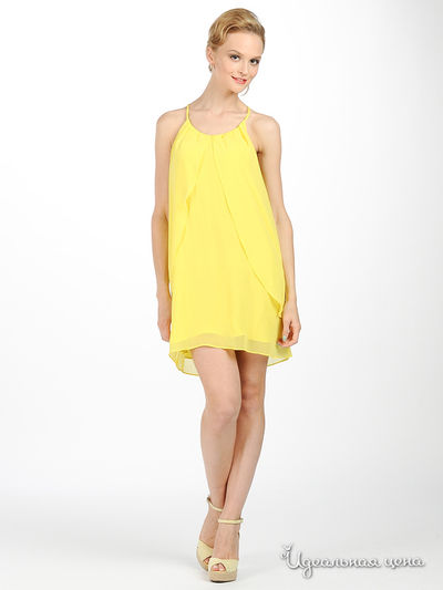 Платье Double zero женское, цвет желтый