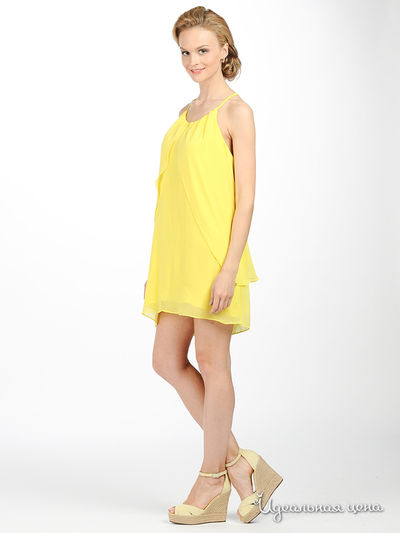 Платье Double zero женское, цвет желтый