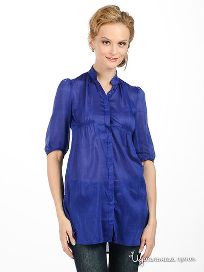 Блузка Love tree, цвет цвет синий