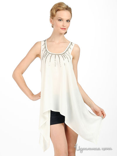 Туника Double zero, цвет цвет белый