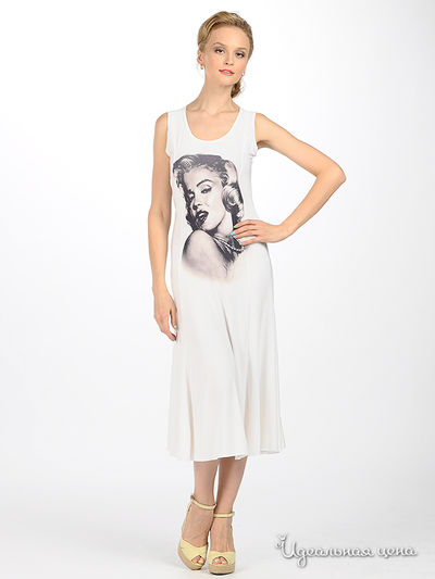 Платье Kseniya Knyazeva, цвет цвет белый