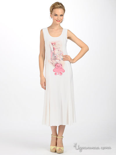 Платье Kseniya Knyazeva, цвет цвет белый