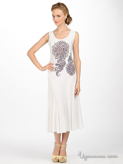 Платье Kseniya Knyazeva, цвет цвет белый