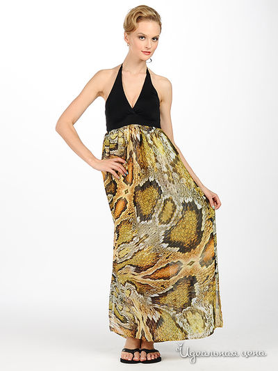 Платье Kseniya Knyazeva, цвет цвет черный / желтый