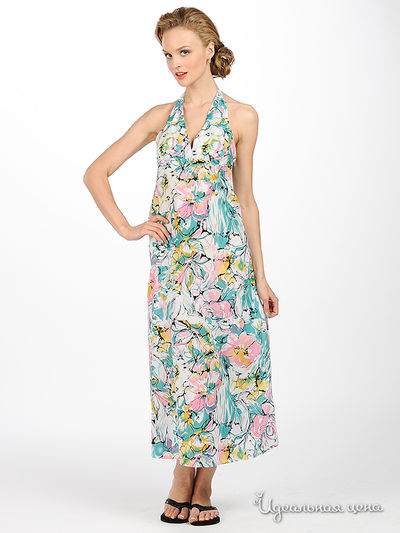 Сарафан Kseniya Knyazeva, цвет цвет белый / зеленый