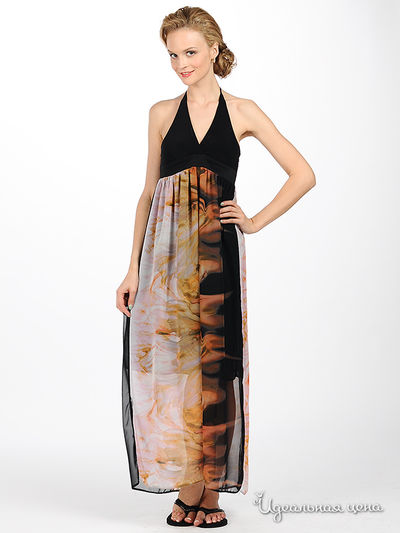 Платье Kseniya Knyazeva, цвет цвет черный / коричневый