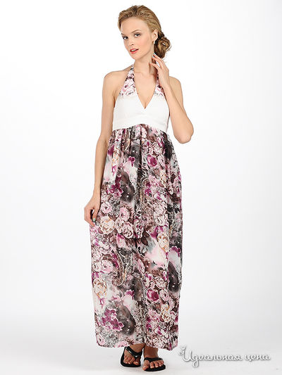 Платье Kseniya Knyazeva, цвет цвет коричневый / фиолетовый