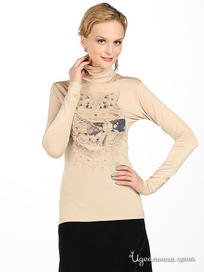 Водолазка Kseniya Knyazeva, цвет цвет золотистый