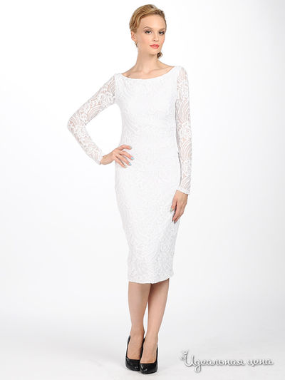 Платье Kseniya Knyazeva, цвет цвет белый