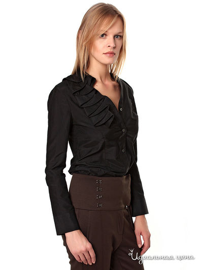 Блузка Braude, цвет цвет черный