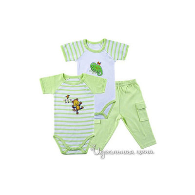 Комплект Hudson baby, цвет цвет салатовый / белый