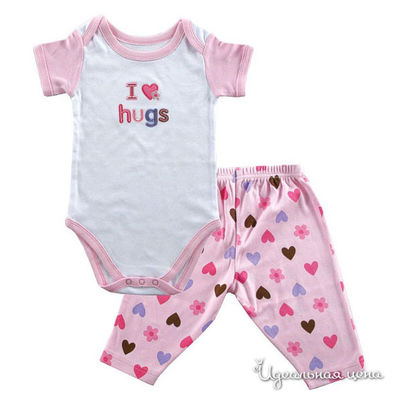 Комплект Hudson baby, цвет цвет белый / розовый