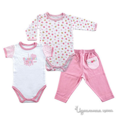 Комплект Hudson baby, цвет цвет белый / розовый