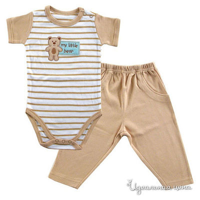 Комплект Hudson baby, цвет цвет бежевый / белый