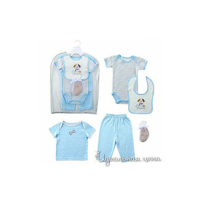 Набор Hudson baby, цвет цвет серый / голубой