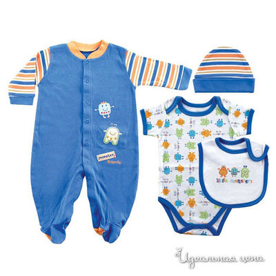 Набор Hudson baby, цвет цвет синий / мультиколор
