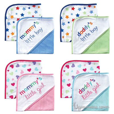 Комплект Luvable Friends, цвет цвет белый / мультиколор