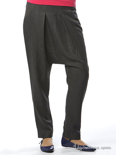 Брюки People, цвет цвет серый