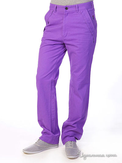 Брюки People, цвет цвет ярко-сиреневый