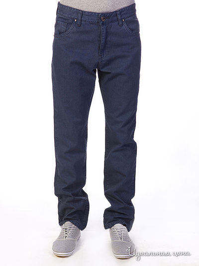 Брюки People, цвет цвет синий