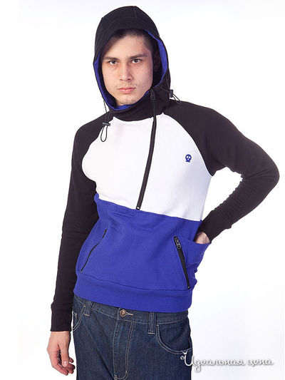 Жакет People, цвет цвет белый / темно-синий / синий