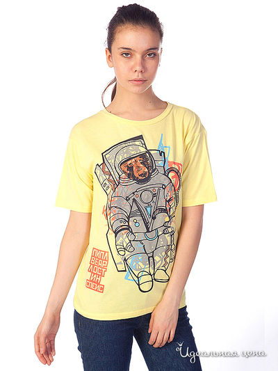 Футболка People, цвет цвет желтый