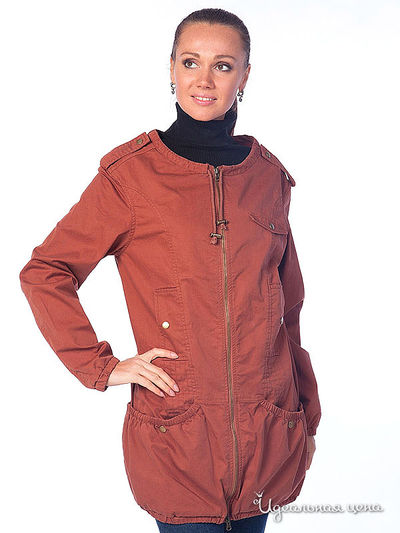 Куртка People, цвет цвет темно-коралловый