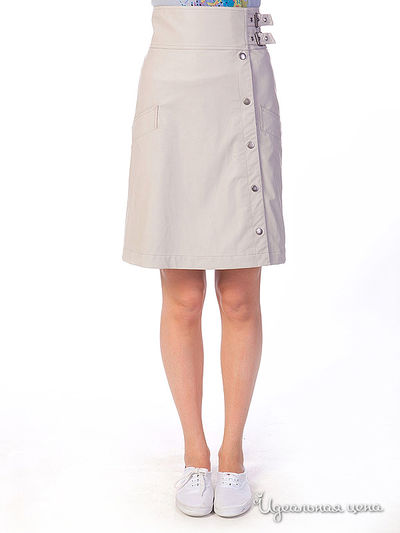 Юбка People, цвет цвет светло-бежевый