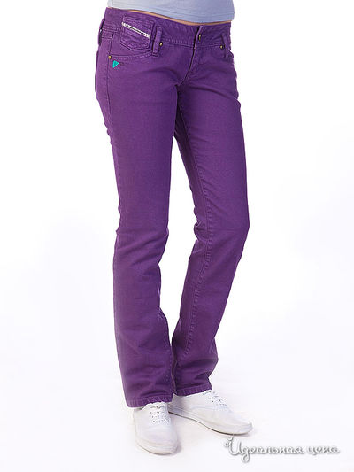 Брюки People, цвет цвет фиолетовый