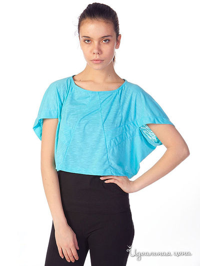 Блуза People, цвет цвет бирюзовый