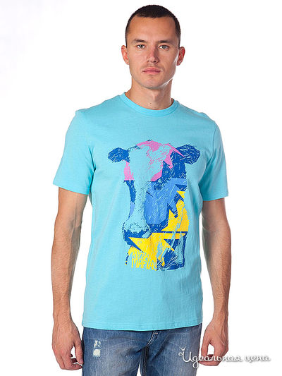 Футболка People, цвет цвет голубой