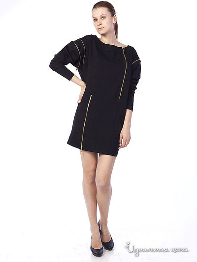 Платье People, цвет цвет черный