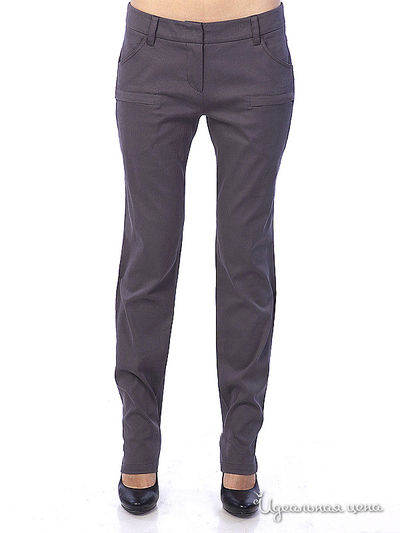 Брюки People, цвет цвет серый