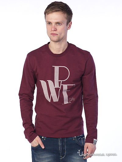Лонгслив People, цвет цвет вишнёвый