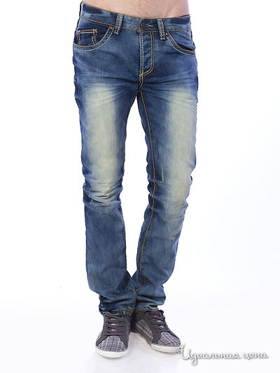 Джинсы People, цвет цвет синий