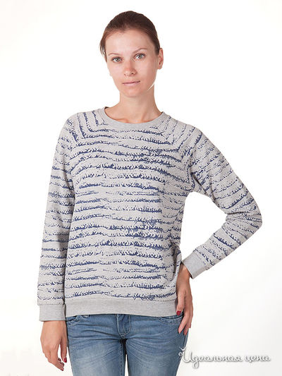 Джемпер People, цвет цвет серый / синий