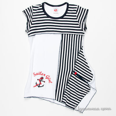 Футболка Scarabeo, цвет цвет белый / черный