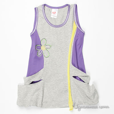 Туника Scarabeo, цвет цвет серый / сиреневый