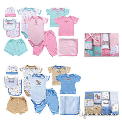 Набор Luvable Friends, цвет цвет голубой